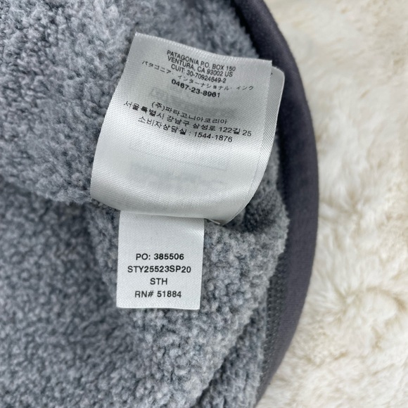 Patagonia Men’s Gray Quarter Zip Better Sweater -XS - Picture 7 of 7